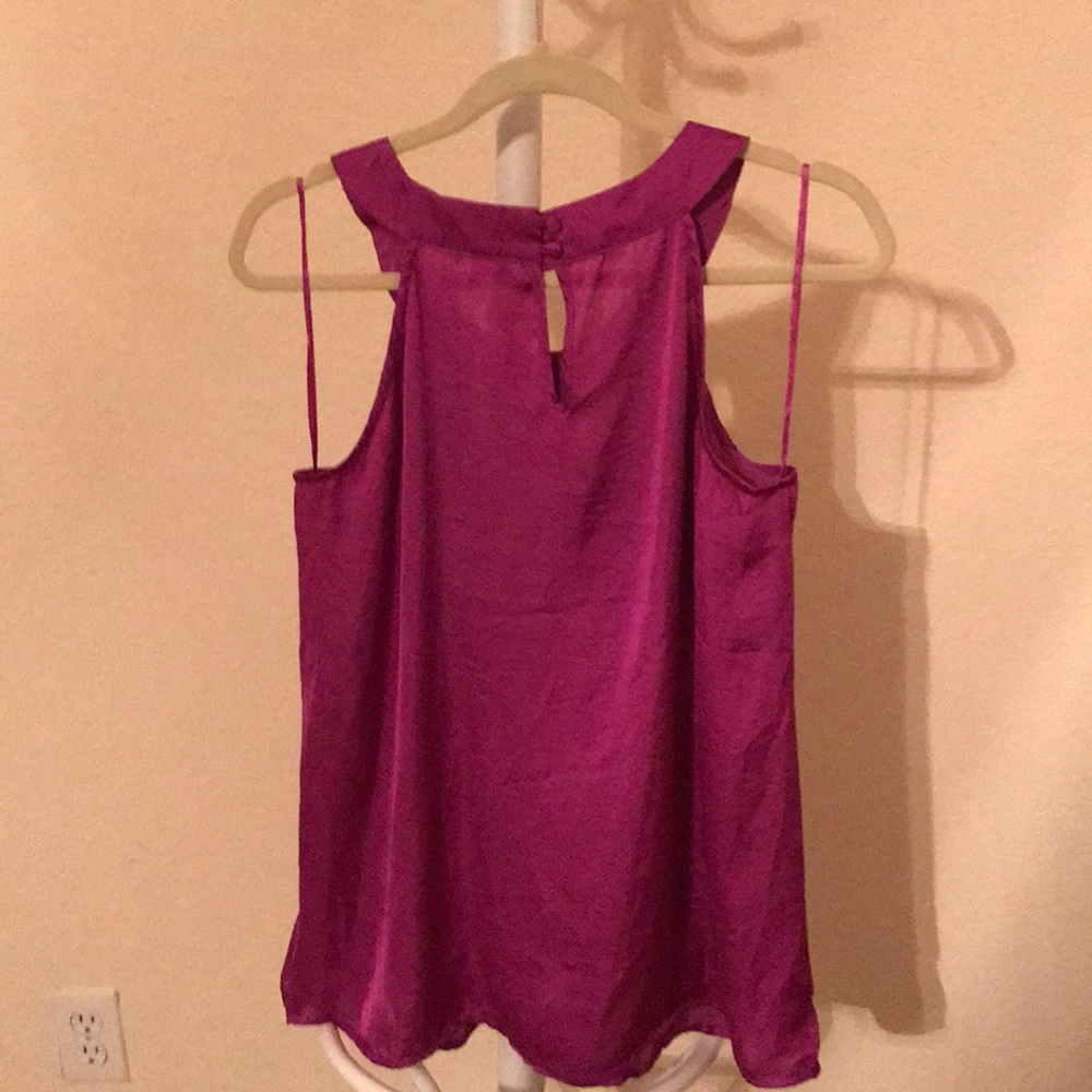 Polyester Ruffled Sleeveless Blouse - Picture 2 of 4